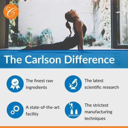 Carlson Nutra-Support Bone Calcium, Magnesium & Vitamin D3 – 180 Softgels