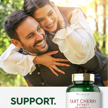 Carlyle Tart Cherry Capsules – 10,500mg, Pack of 2 | Non-GMO, Gluten Free | Tart Cherry Juice Extract