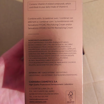 Casmara Vitamin C Serum - Natural Anti-Aging, 1.7 Fl Oz