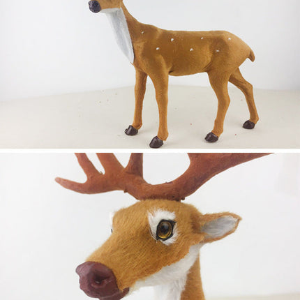 Christmas deer simulation elk Christmas window layout props desktop ornaments deer Christmas decorations