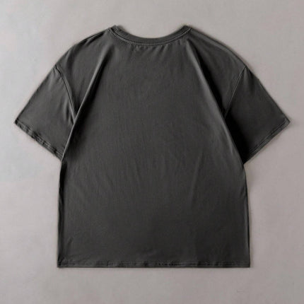 Summer Loose Short Sleeves T-shirt Men's And Women's Round Neck