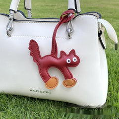 Mini CAT Leather Bag Pendant