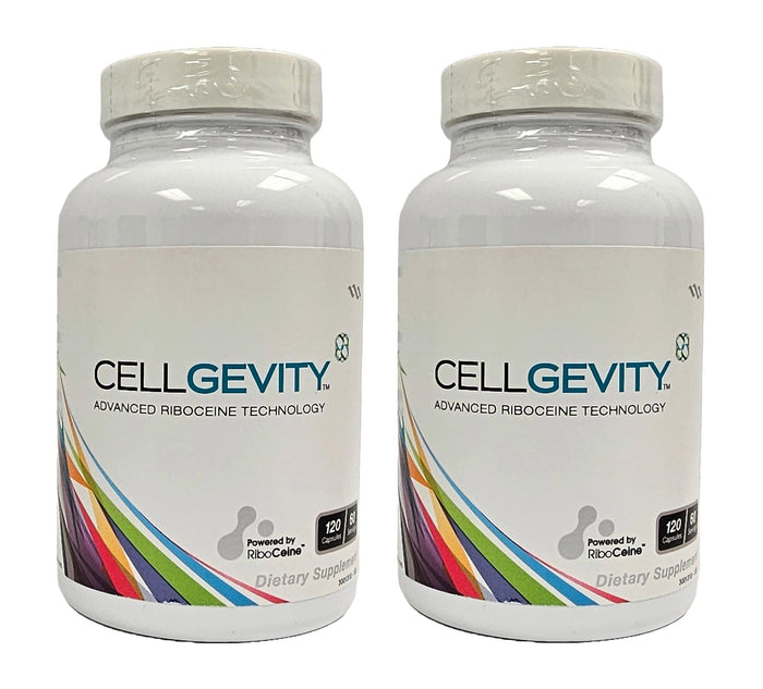 Cellgevity: Advanced RiboCeine Glutathione Support — 120 Veg Capsules (Pack of 2)