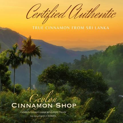 Ceylon Cinnamon Shop CinnaGuard Organic Cinnamon 2500mg – Extra Strength, 120 Count