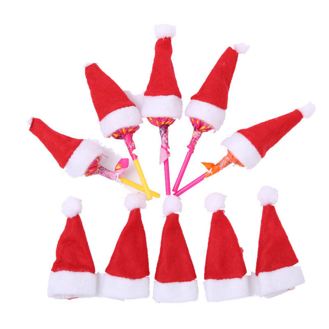 Christmas Decoration Supplies Mini Christmas Hat Non-woven Fabric Small Hat 4 7cm