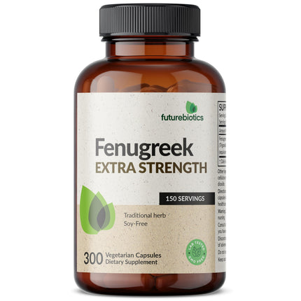 Futurebiotics Fenugreek Extra Strength 2400 MG – Non-GMO, 300 Vegetarian Capsules