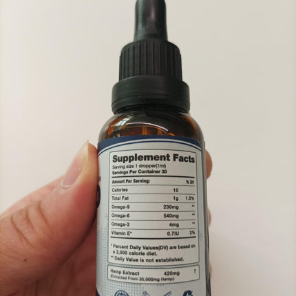 CHANUBITO 4 Pack Omega Oil Drops – Organic High Potency