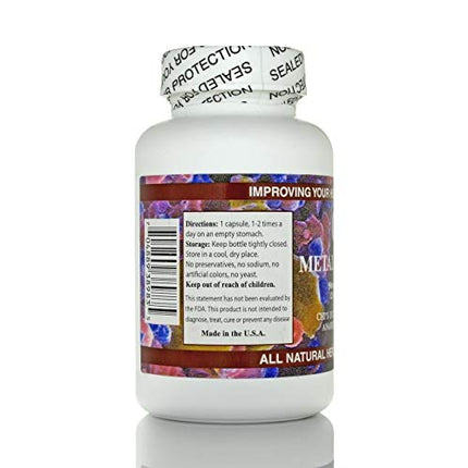 Chi's Enterprise – Metal Flush 120 Capsules | Detox Support Herbal Supplement