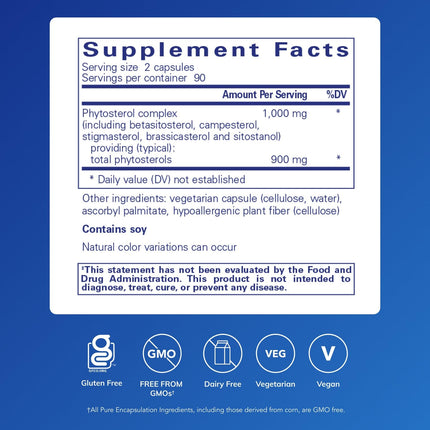 Pure Encapsulations CholestePure – Phytosterol Complex for Healthy Lipid Metabolism | 180 Capsules