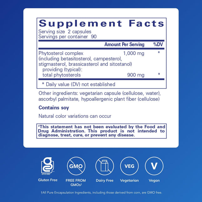 Pure Encapsulations CholestePure – Phytosterol Complex for Healthy Lipid Metabolism | 180 Capsules