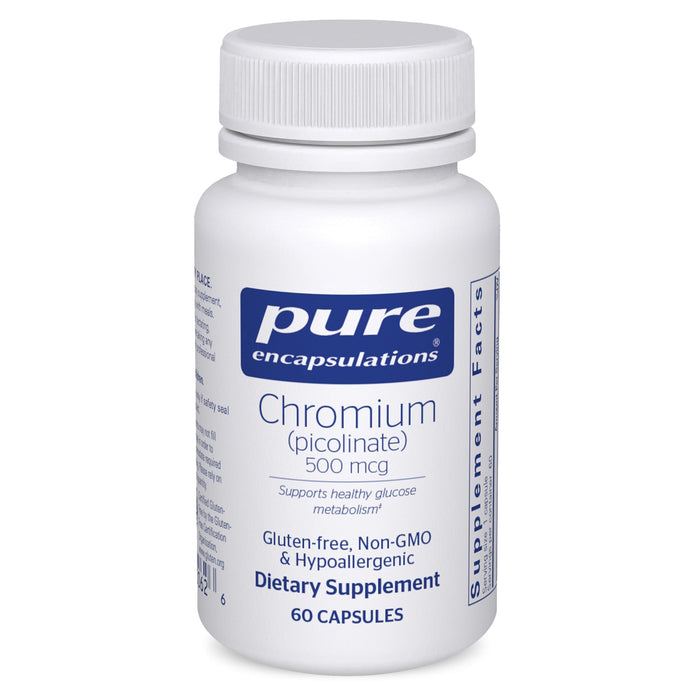 Chromium Picolinate 500 mcg – Pure Encapsulations | Metabolism Support