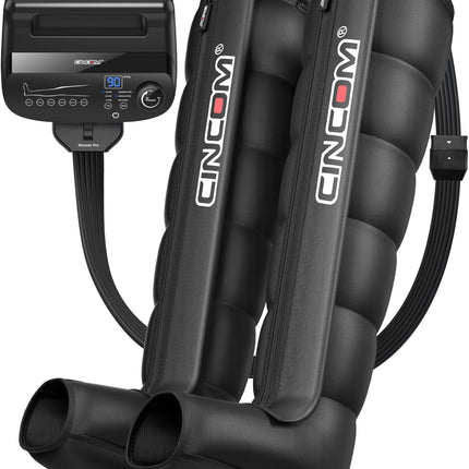 CINCOM Air Compression Recovery System – 6-Zone Leg Massager Boots for Circulation & Recovery | FSA/HSA Eligible