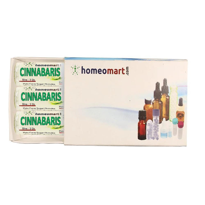Homeomart.com Cinnabaris Homeopathy Pellets (Pills) 1M Potency – Pack of 3