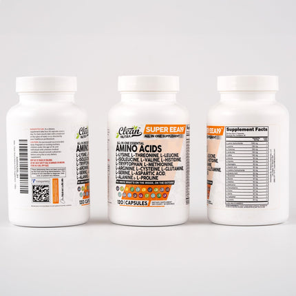 Clean Nutraceuticals Amino Acids Supplement – L-Lysine, L-Leucine & More