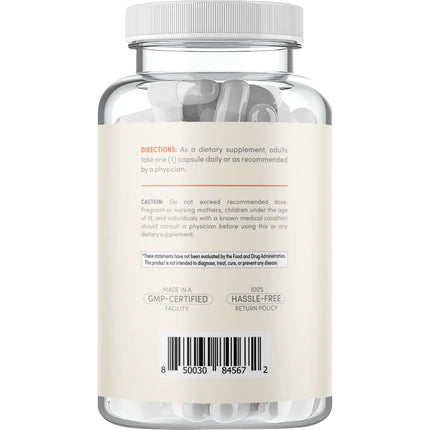 Clear Formulas Bioactive SAM-e 500mg – Mood & Liver Support (Vegan, Non-GMO, Made in USA)