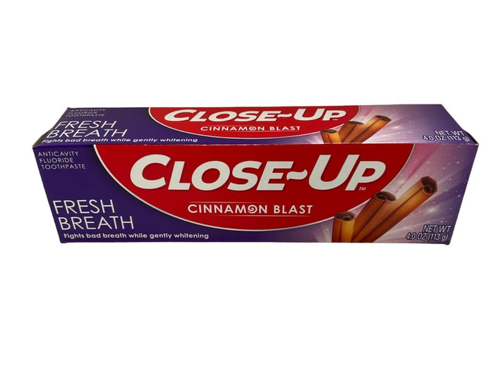 Close-Up Fluoride Toothpaste Red Gel 4 oz (Pack of 3) - Fresh Breath