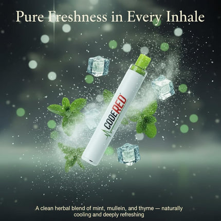 Code Red V-Aid Herbal Diffuser Pen | Plant-Based Mullein Aromatherapy