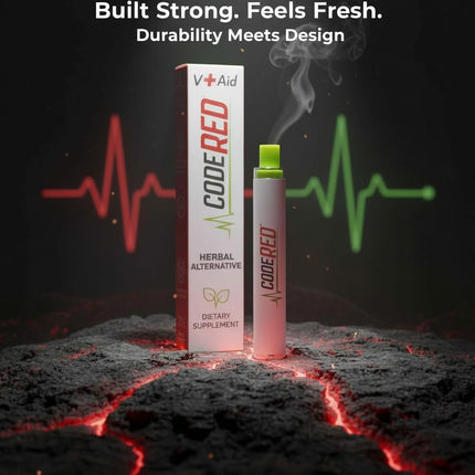 Code Red V-Aid Herbal Diffuser Pen | Plant-Based Mullein Aromatherapy