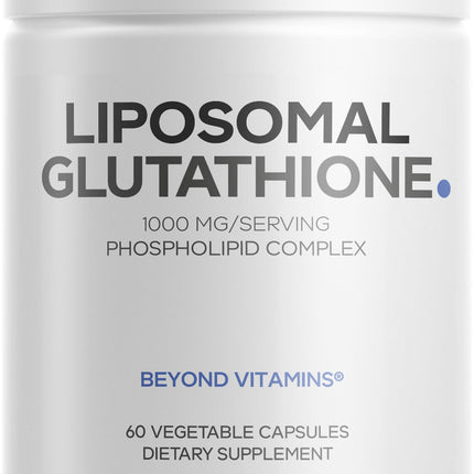 Codeage Liposomal Glutathione 1000 mg – High-Potency Reduced L-Glutathione, Liposomal Delivery, 60 Capsules