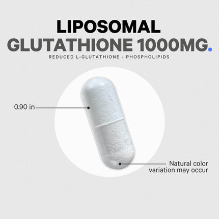 Codeage Liposomal Glutathione 1000 mg – High-Potency Reduced L-Glutathione, Liposomal Delivery, 60 Capsules