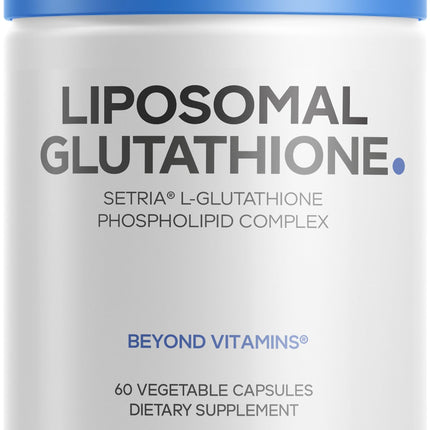Codeage Liposomal Glutathione Supplement – 500 mg Setria L-Glutathione, Liposomal Delivery, Vegan, Non-GMO
