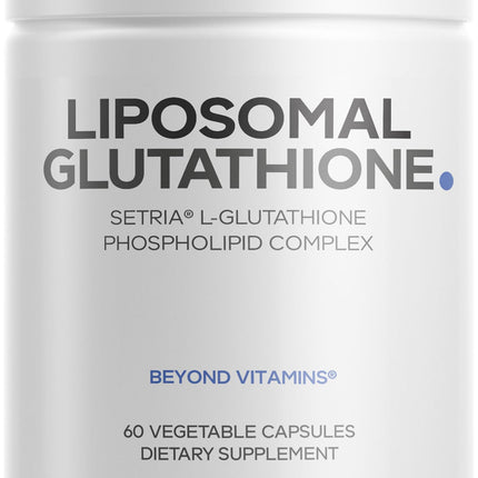 Codeage Liposomal Glutathione Supplement – 500 mg Setria L-Glutathione, Liposomal Delivery, Vegan, Non-GMO