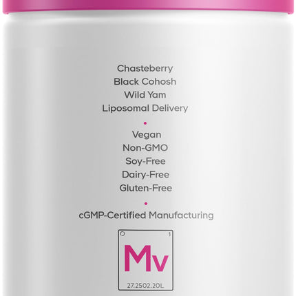 Codeage Menopause Hair & Skin Vitamins+ - Lustriva, Pycnogenol & KSM-66