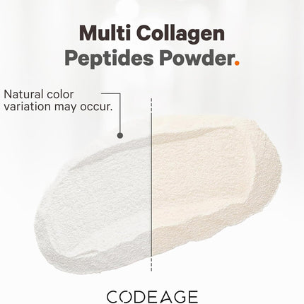 Codeage Multi Collagen Protein Powder – Unflavored, Grass-Fed & Hydrolyzed, 63 Servings, 2-Month Supply, Types I–X