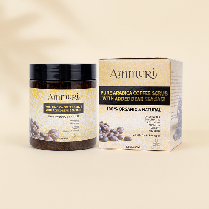 Arabica Coffee Scrub Face Mask for Exfoliation & Glow | Ammuri