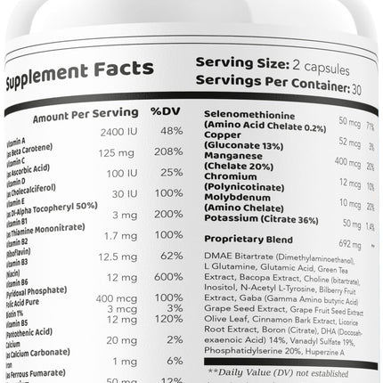 (3 Pack) Cognicare Pro Capsules – 180 Count for 3 Months