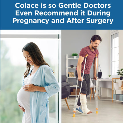 Colace Regular Strength Stool Softener 100 mg - #1 Doctor Recommended, Gentle Constipation Relief (100 Capsules)