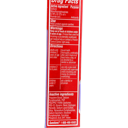 Colgate Optic White Advanced Toothpaste – Removes 5 Years of Stains, 0.75 oz (24 g) – Pack of 12