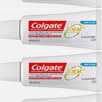 Colgate Total Clean Mint Toothpaste 0.88 oz 4-Pack