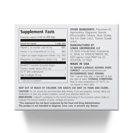 Collanol – Dual-Action Joint Support with 3D Collagen + Micelle Turmeric