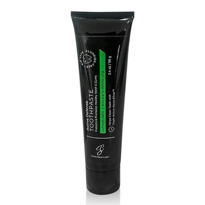Colloidal Silver Toothpaste with Coral Calcium & Xylitol - Refresh Mint 3.4oz