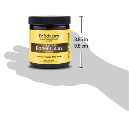 Dr. Schulze's Intestinal Formula #2 (8 oz) & Intestinal Formula #1 (90 capsules) - Organic Herbal Supplements