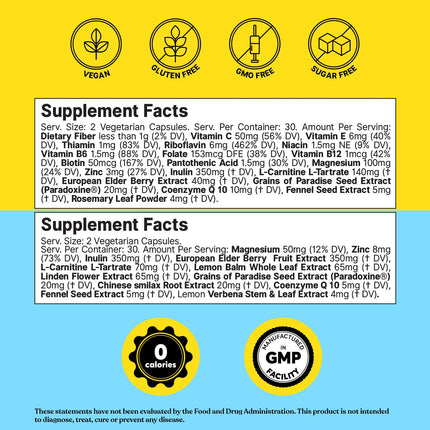 ColonBroom Day & Night Burner – 60 Vegan Capsules (Women & Men)