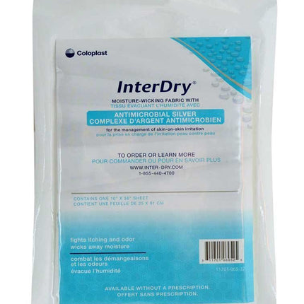 Coloplast InterDry Textile with Antimicrobial Silver – 10x36 in