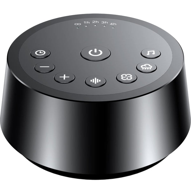 Color Noise Sound Machines | 25 Soothing Sounds, 32 Volume Levels, 5 Timers, 4 Sound Categories, Memory Function – Home, Office, Travel
