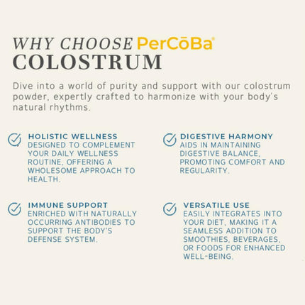 Colostrum Supplement for Gut Health and Immunity - USA Made, 83 Servings