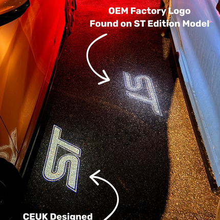 Ford Fiesta MK8 - ST Logo Projector Puddle Light Replacement Units (Multiple Colours) 2017-2024