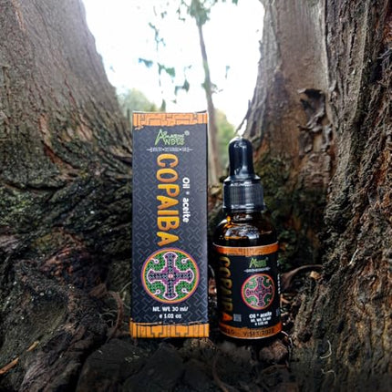 Copaiba Oil 30ml – 100% Pure & Natural, Steam-Distilled from Wild-Harvested Copaifera Officinalis