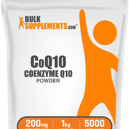 Coenzyme Q10 Powder 200mg - Gluten Free 1kg | BulkSupplements.com