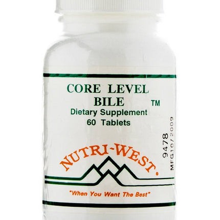 Core Level Bile - 60 Tablets by Nutri West | Biliary Support