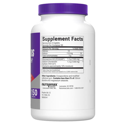Cosamin DS Joint Health – Glucosamine & Chondroitin – Nutramax 150 Caplets