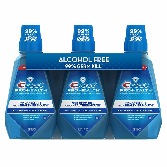 Crest Pro Health Multiprotection Rinse 3 Pack 1 L | Crest 76380