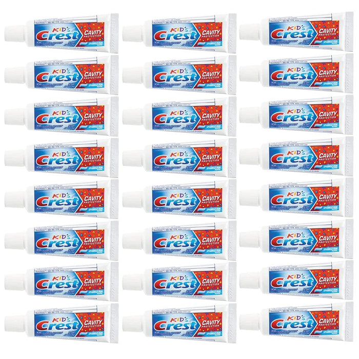 Crest Kids Cavity Protection Toothpaste - Sparkle Fun Travel Size 0.85 oz (24 g) Pack of 24