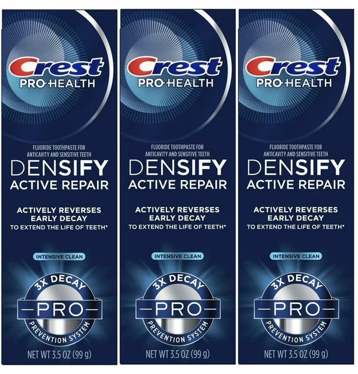 Crest Pro-Health Densify Toothpaste – Intensive Clean, 3.5 oz (Pack of 3)