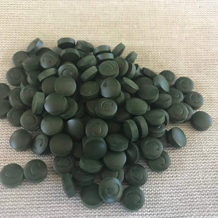 Cryptomonadales. Organic, Raw Spirulina Chlorella 600 Tablets