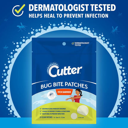Cutter Bug Bite Patches Itch Relief Hydrocolloid Patches for Kids & Adults – 153 Count